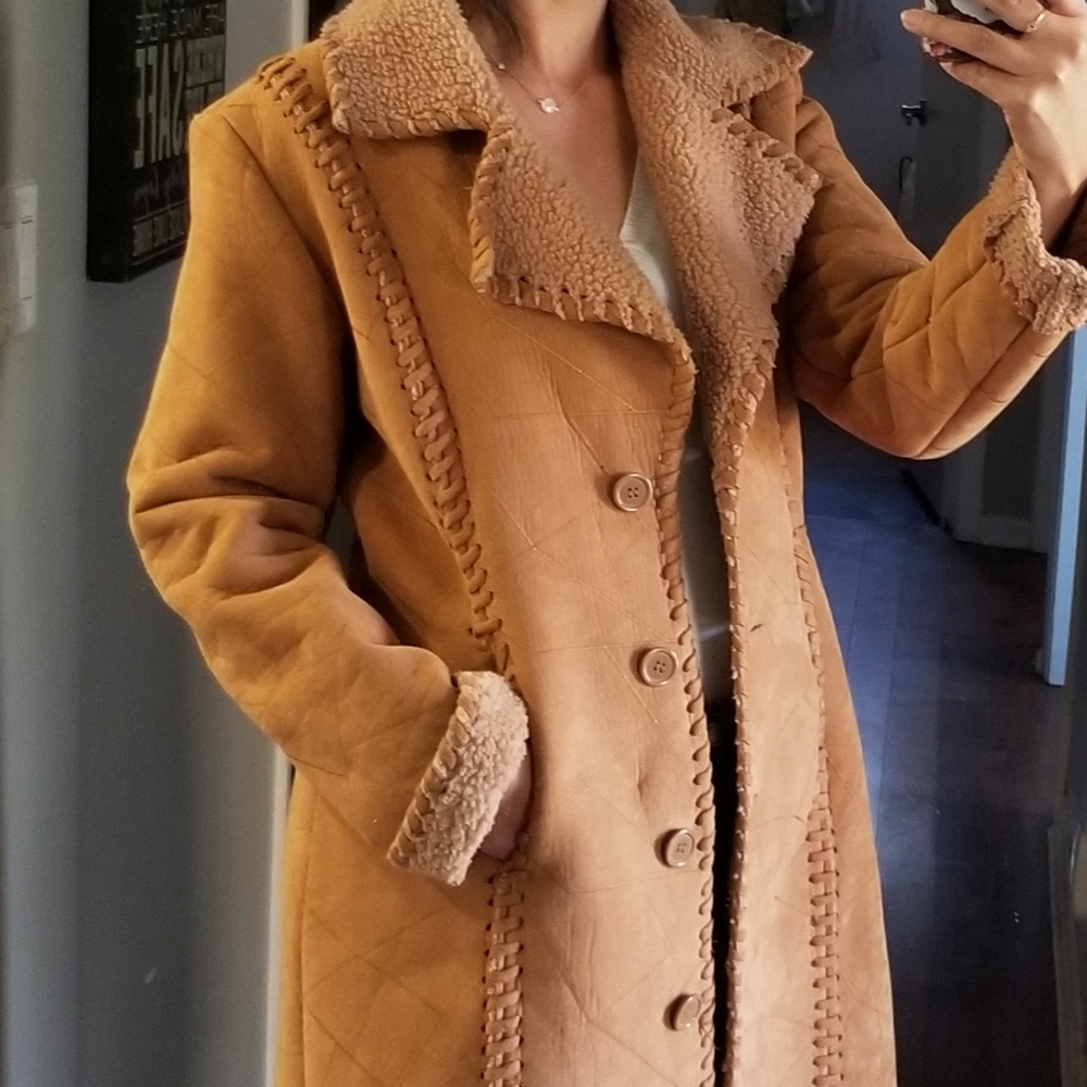 š§„CAMEL LONG COAT - Picture 10 of 10
